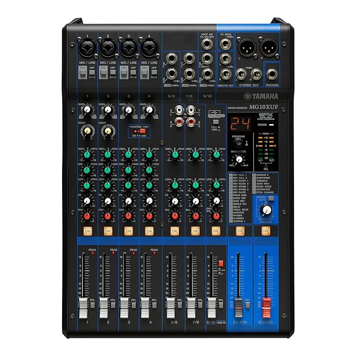 Buy Yamaha MG10XUF Mixing Console Compact Mixer with 10 Input