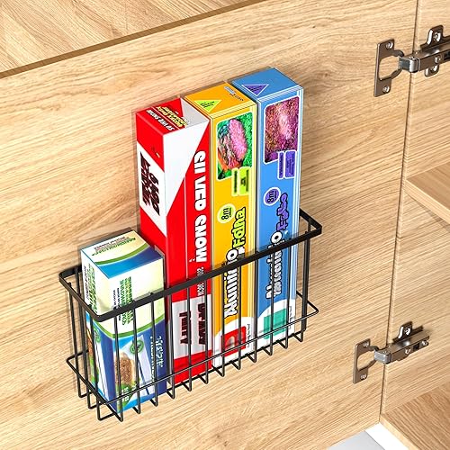 Miniatura 4 de NiHome Organizador de tapa de puerta de gabinete, paquete de 2, organizadores y almacenamiento de gabinete, diseño compacto para optimización del