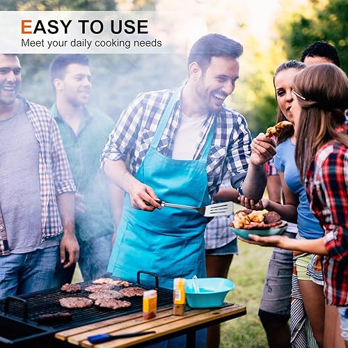 Miniatura 3 de Juego de espátulas de acero inoxidable, 1 espátula de metal resistente, utensilios de cocina de alta resistencia al calor, utensilios de cocina 1