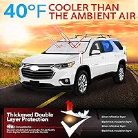 Vista 86 de KAYZT Parasol para parabrisas para Toyota Tacoma 2016-2025, plegable, accesorios de ajuste personalizado para ventana delantera