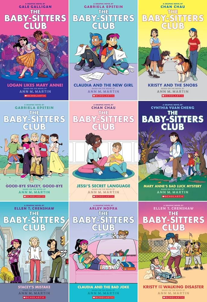 The Baby-Sitters Club Graphix Series 9 Books Set (Book#8-#16