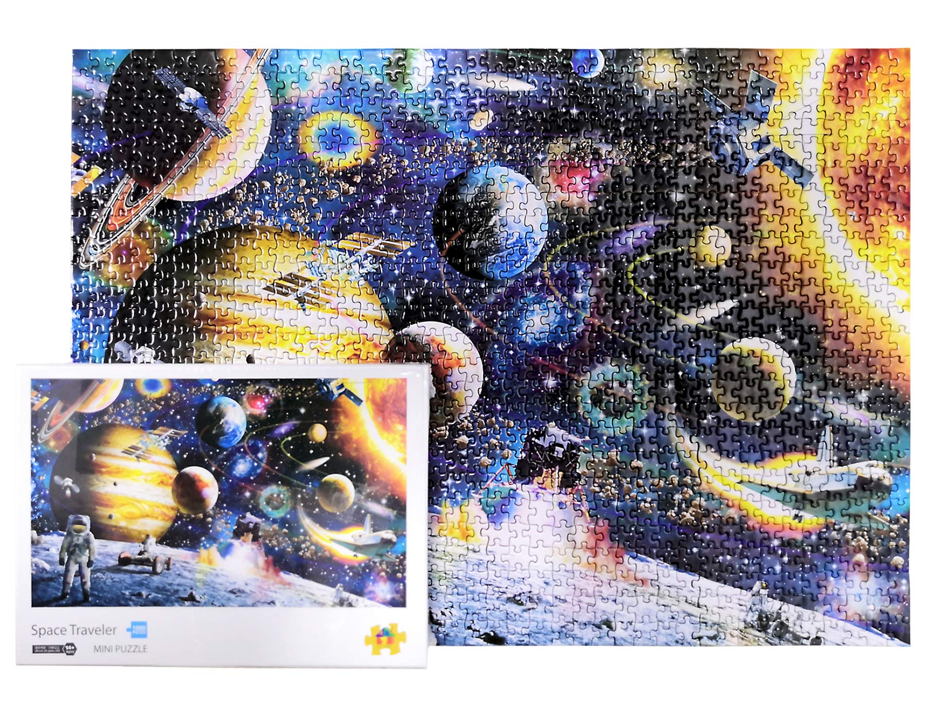 Amazon.com: Jigsaw Puzzle 1000 Pieces - Space Traveler Paper