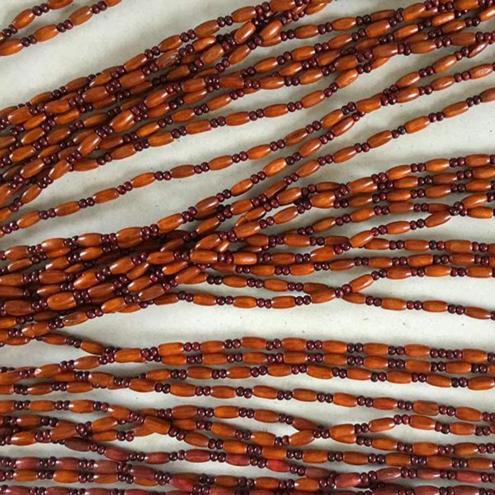 Rideau de Porte Suspendu,Rideau de Perles en Bois Naturel,Fait à la Main,Rideaux Decore Votre Chambre pour Maison,Salon,Chambre à Coucher,avec Accessoires,Personnalisable (41 strands 80x200cm)