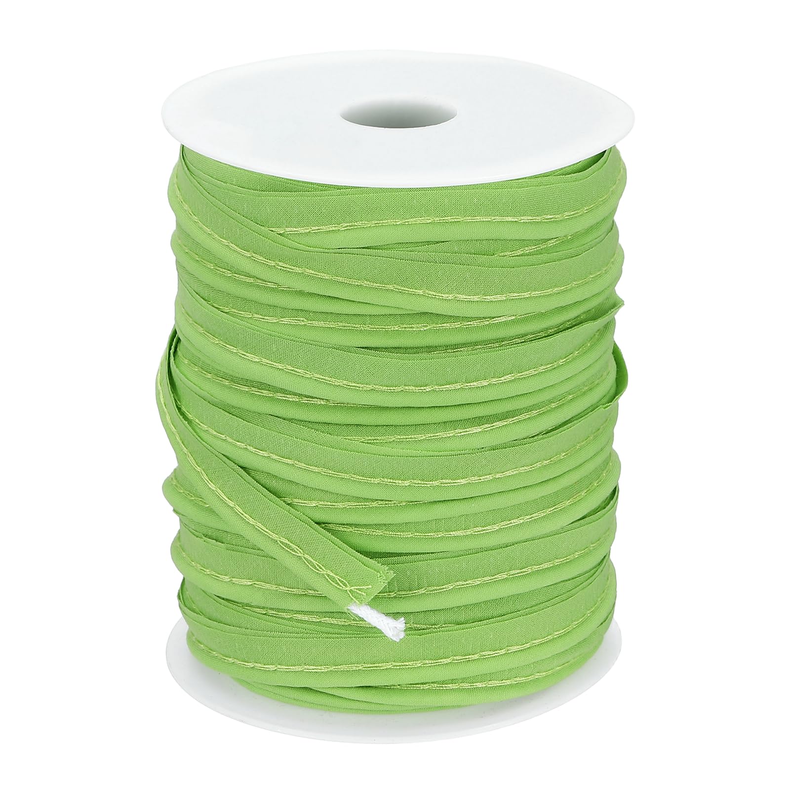 sourcing map Piping Trim Bias Tape, 1 cm 45.7M, Green — image 1