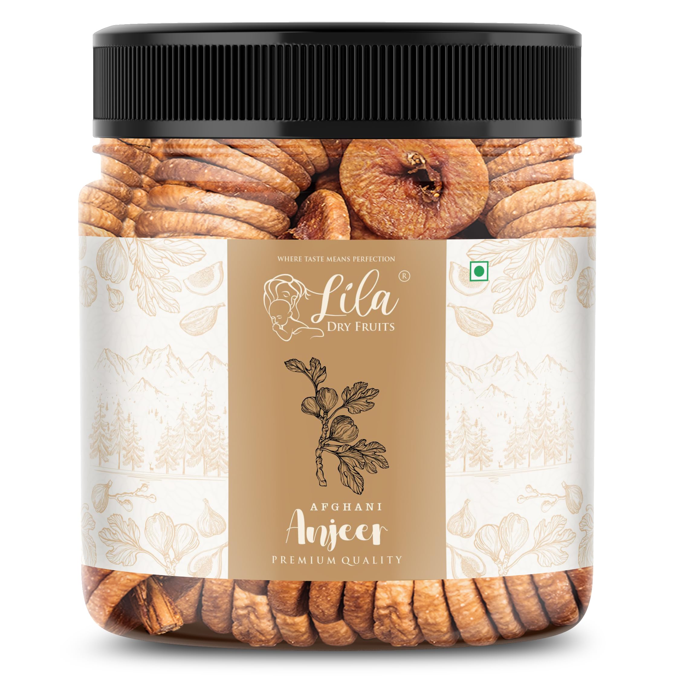 LILA DRY FRUITS Natural Dried Anjeer 250 Gms | Dry Fig for Healthy Snacking, Dieting & Breakfast | Rich Source of Fibre Calcium And Iron | High In Minerals | Anjir Dry Fruits Perfect for Giftings (B0D6GQGNKJ) Amazon Price History, Amazon Price Tracker