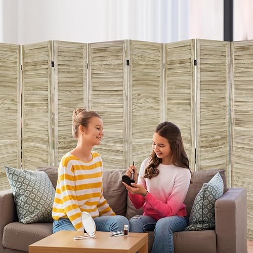 Miniatura 8 de Babion Divisores de habitación de 8 paneles, separadores de habitación de madera, separadores de habitación portátiles y pantallas de privacidad