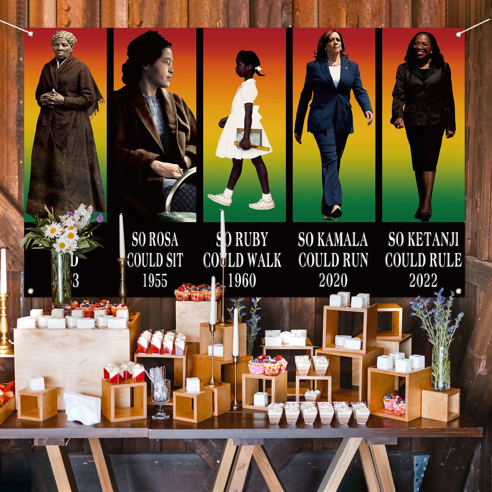 Fotohintergrund Für Black History Month – Afrikanisches Erbe Feiern | Party-Deko Für Schule & Zuhause