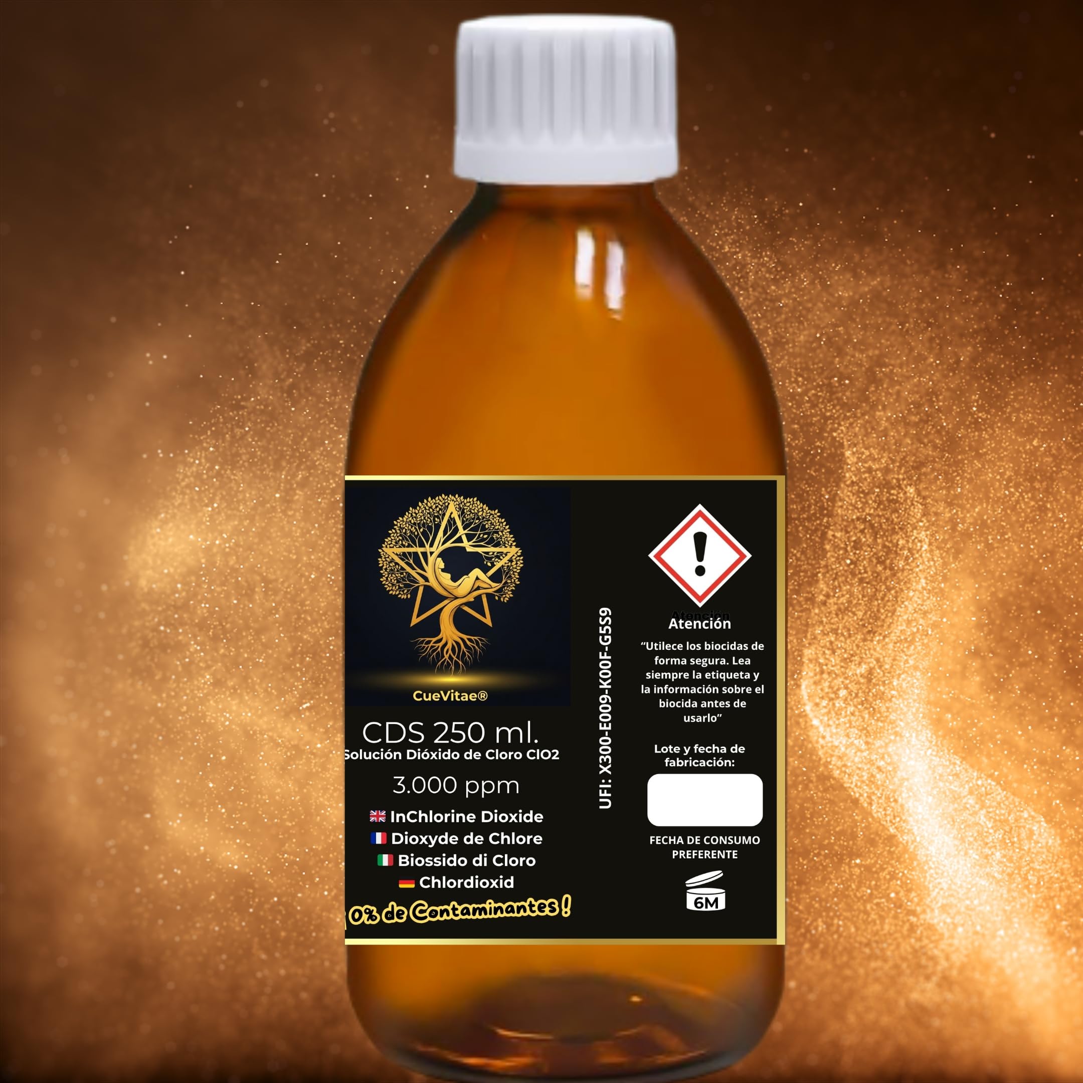 CDS 0,3% | Pack 2X250 ml | Solución Acuosa | Vidrio Ámbar