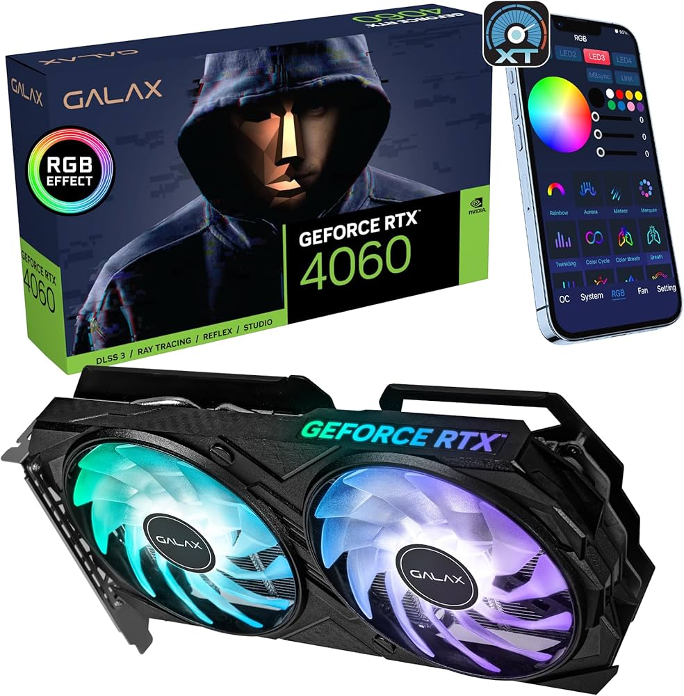 GALAX GeForce RTX™ 4060 EX 1-Click OC, Xtreme Tuner App Control