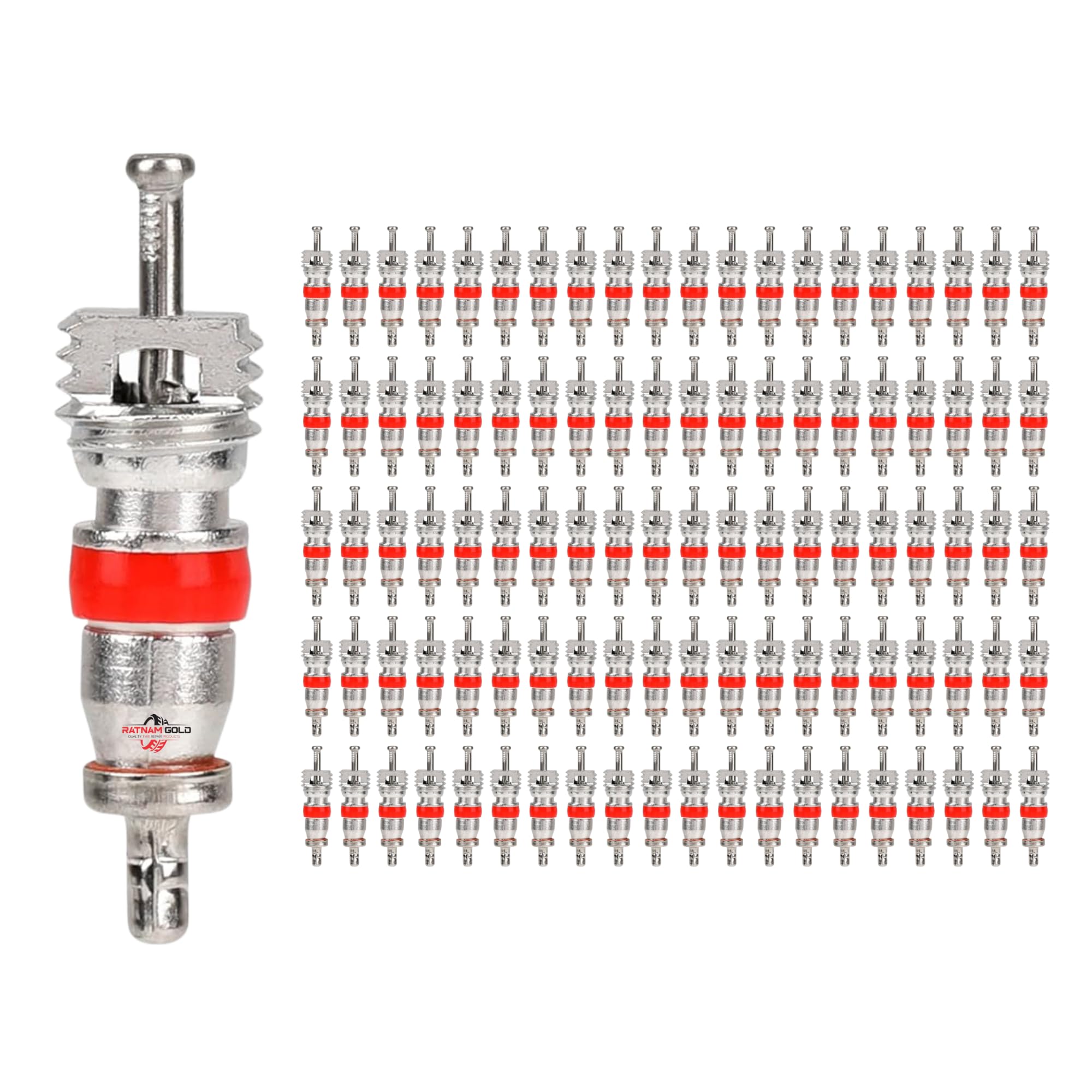 RATNAM GOLD Standard Valve Cores Replacement Tyre Valve Cores for Cars, Bikes, Trucks & Tractors | Durable Automotive Valve Core Set for Garage & Workshop Use-image-12