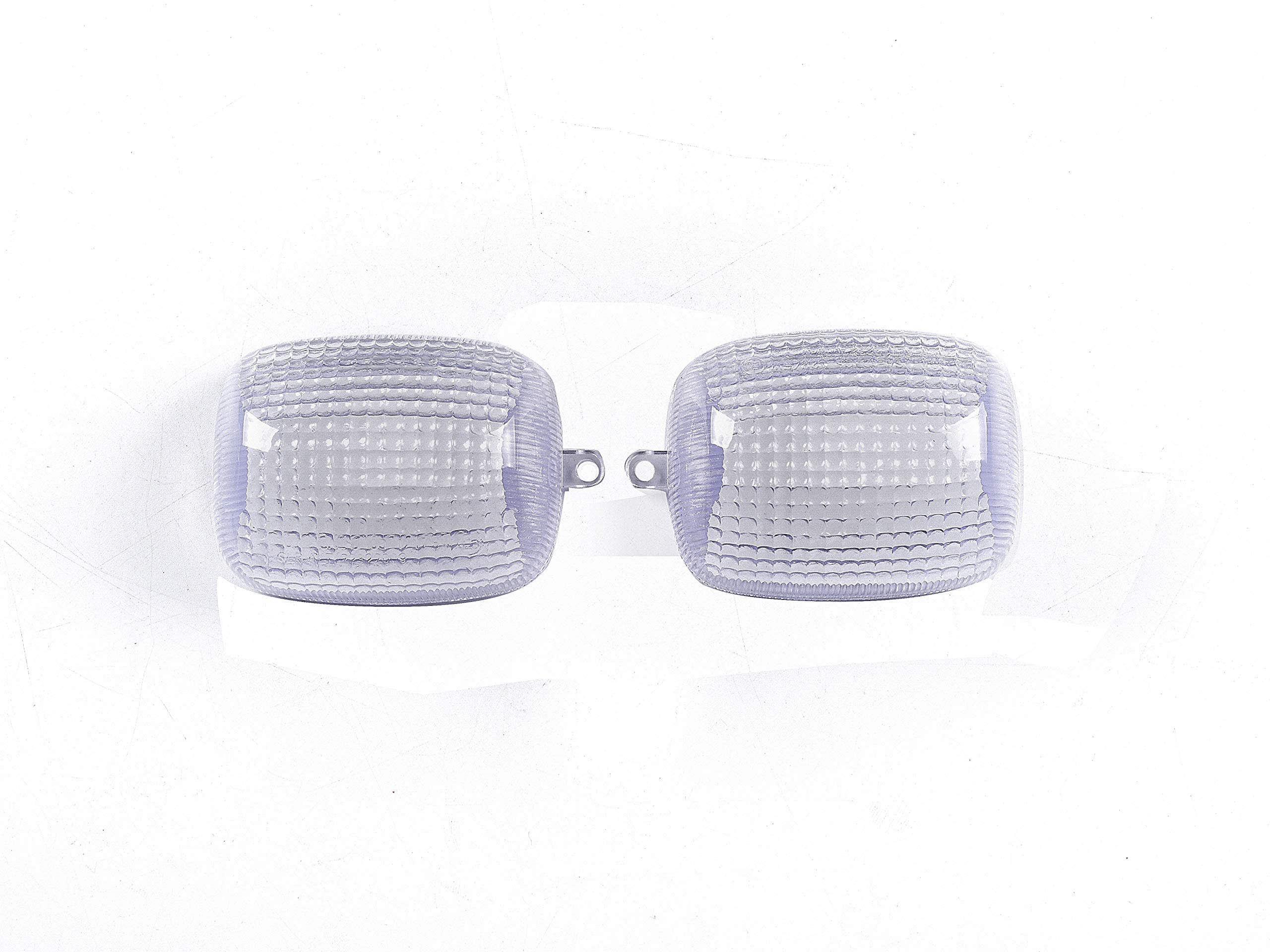 Motorcycle Indicators Turn Signal Lens Compatible for Honda 04-06 CB600F 599,97-08 CBR600RR,CBR600F/F3/F4/F4i,02-07 CB900F 919,96-03 CBR900RR CBR919RR Fireblade,04-07 CBR1000RR Fireblade (Clear)