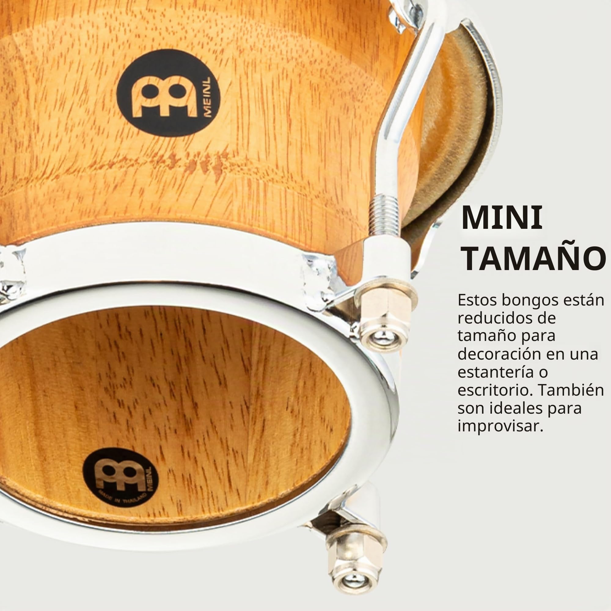 Meinl FWB100SNT-M - Mini bongó, 8.89 cm