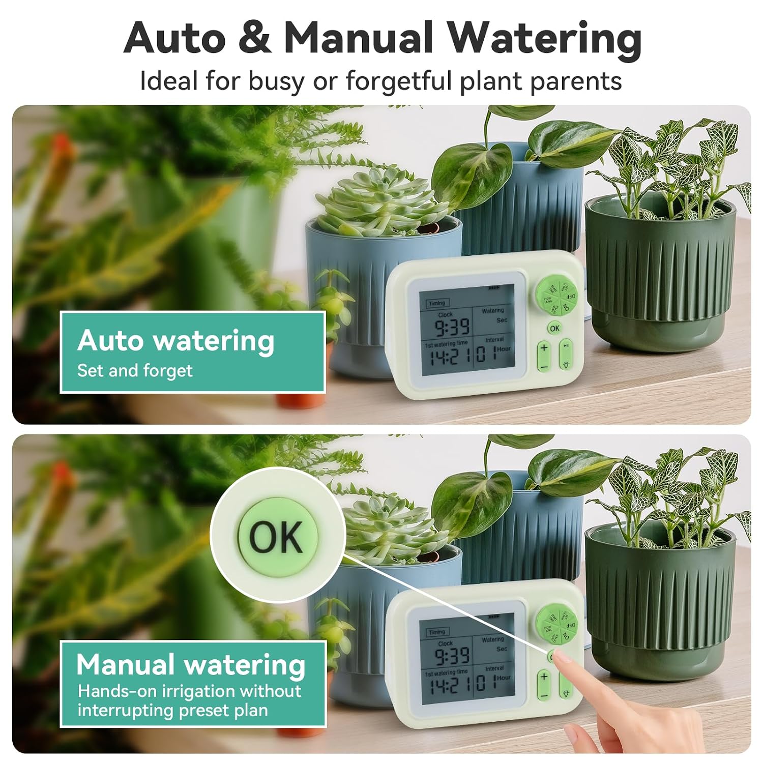 OTraki Automatic Watering System 15 Potted Indoor Vacation Plant Waterer