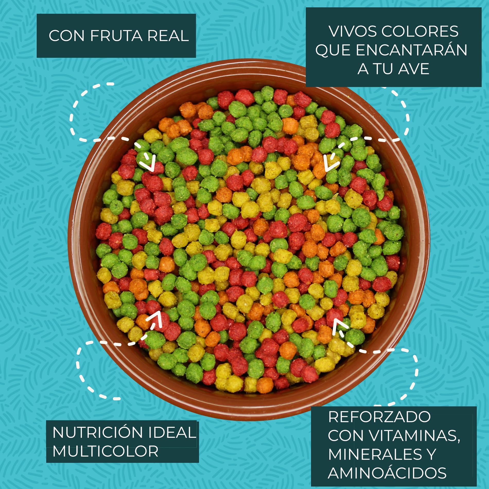 Zupreem Multifrutas Breeder Alimento para Aves de Tamaño Mediano - Pienso para Pájaros Indicado para la Cría de Agapornis, Cacatúas NINFA, Cotorras Pequeñas y Cotorras Argentinas - 18 kg