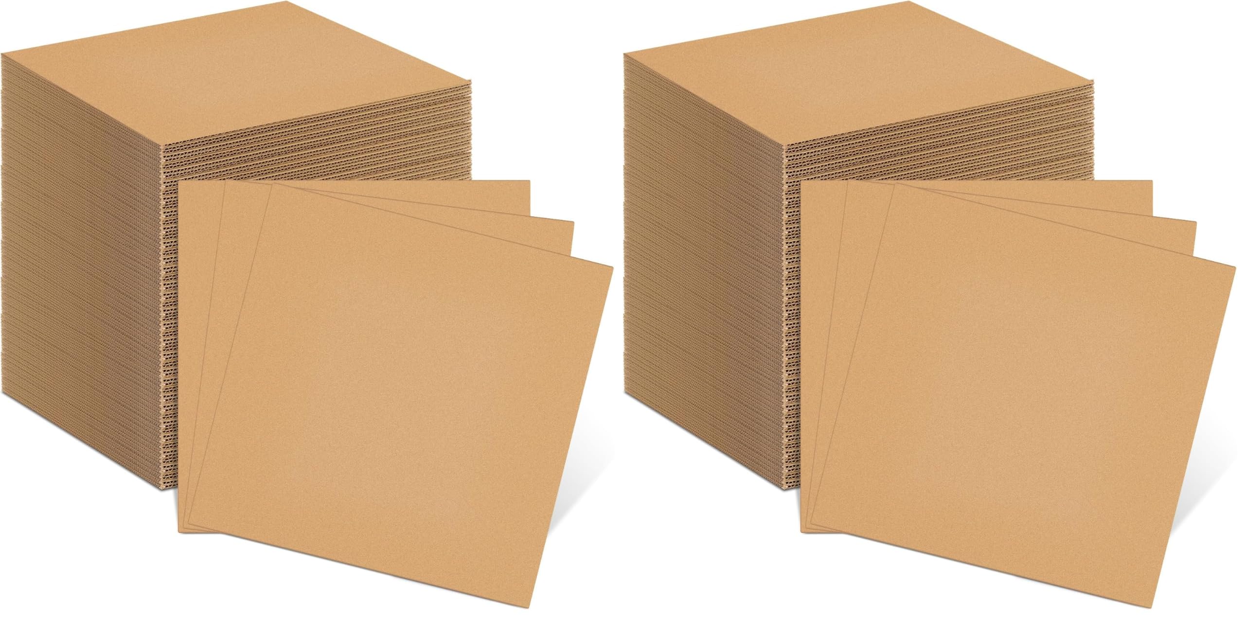 Henoyso 220 Pack 12 X 12 Inch Brown Cardboard Sheets