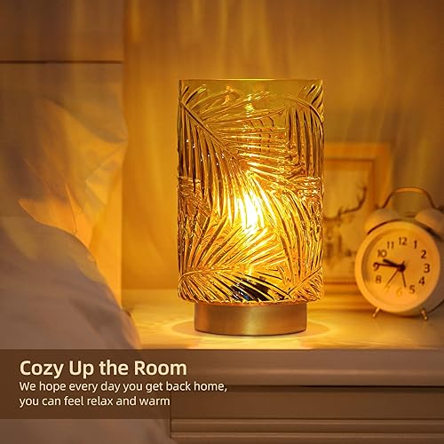 Miniatura 4 de Lámpara de mesa con pilas, lámparas inalámbricas para decoración del hogar, luz nocturna a pilas con bombilla LED con temporizador, luces
