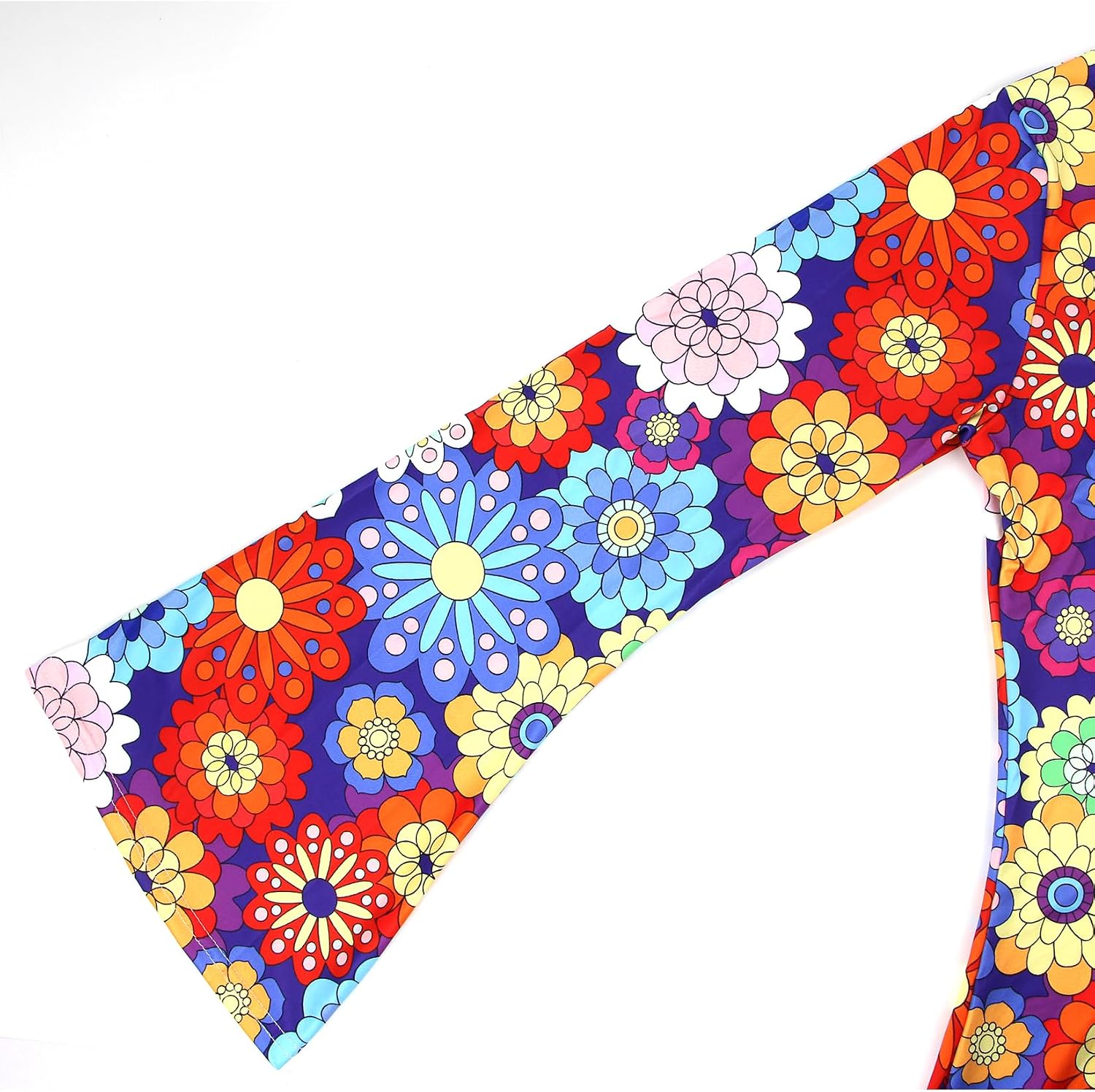 60s 70s Hippie Disco Dress Costume Women's Retro Disco Outfit Women Halloween Floral Dresses