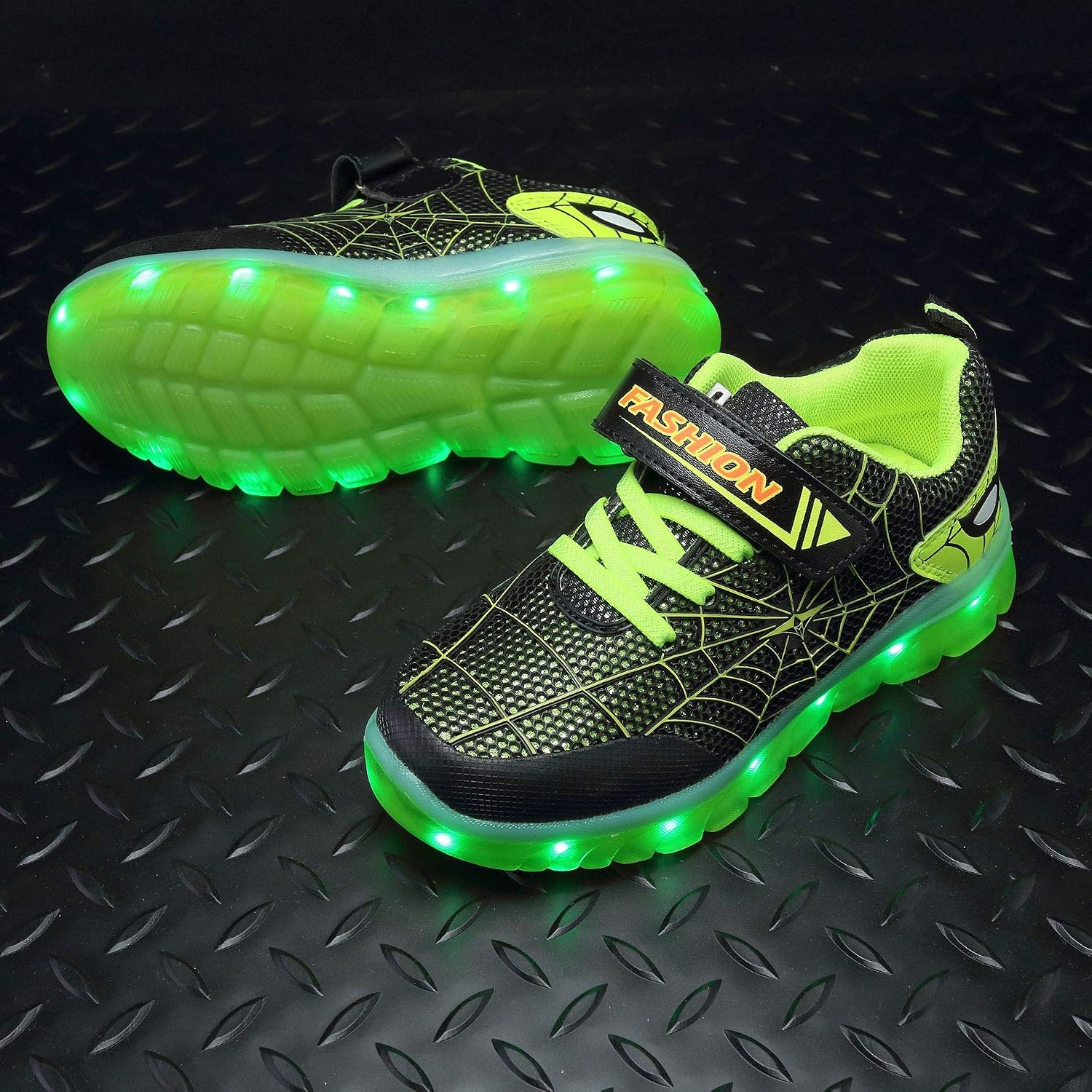 Spider Light up Shoes for Boys Girls Walking Sneaker USB Charging | Casual Shoes image 3