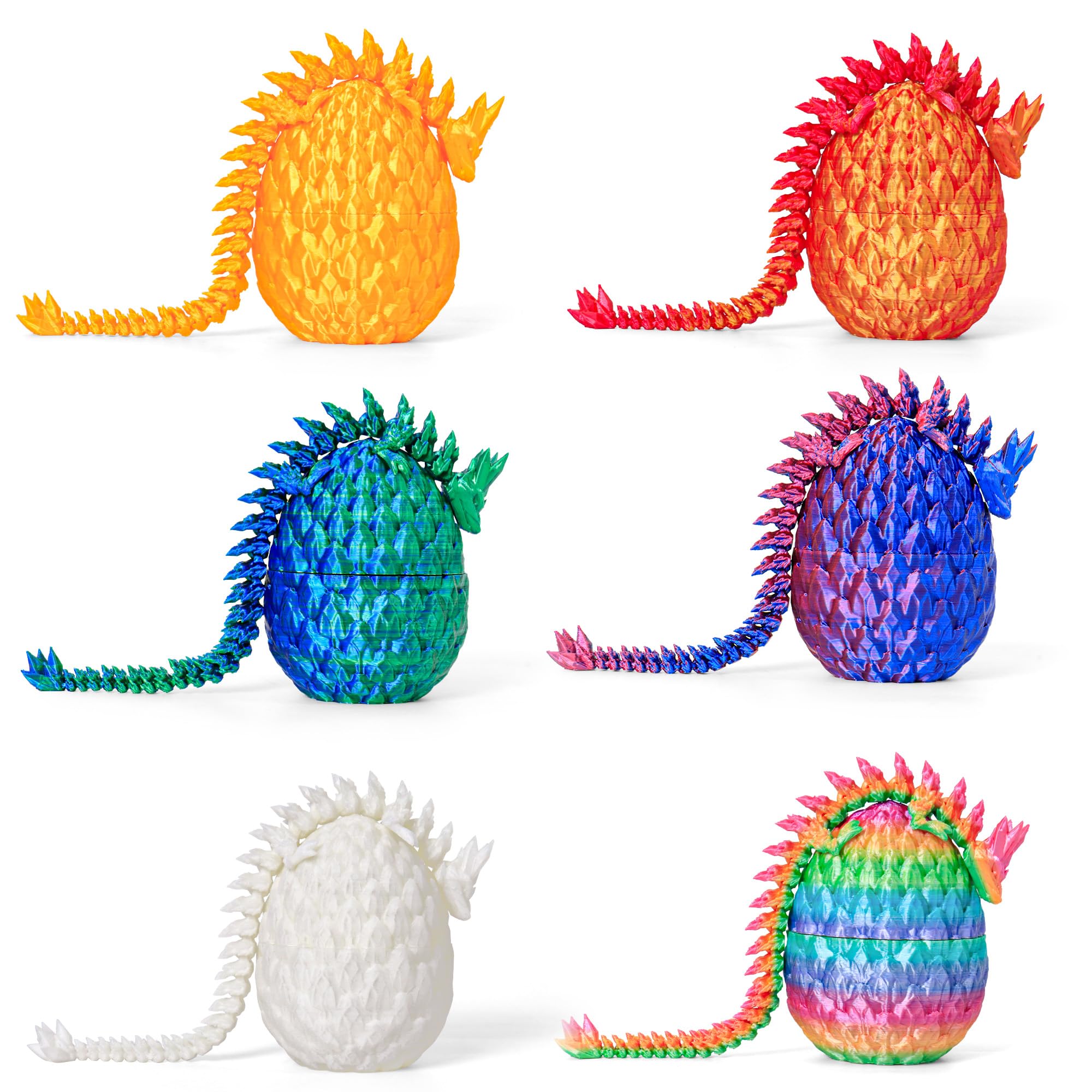 Amazon.com: ONEVIVE Easter Basket Stuffers 3D Printed Dragon Egg