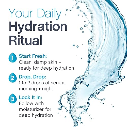 Miniatura 6 de NeoCell Suero de hidratación de ácido hialurónico  2 onzas líquidas  Fórmula hidratante para la cara  Cuidado avanzado de la piel