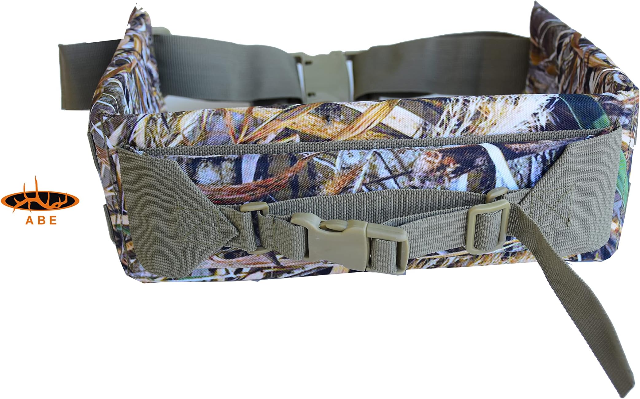 A.L.I.C.E kidney pad with waist strap and frame attaching belt LC-2 kidney pad/A.L.I.C.E kidney belt for framed rucksack, Max Camo,