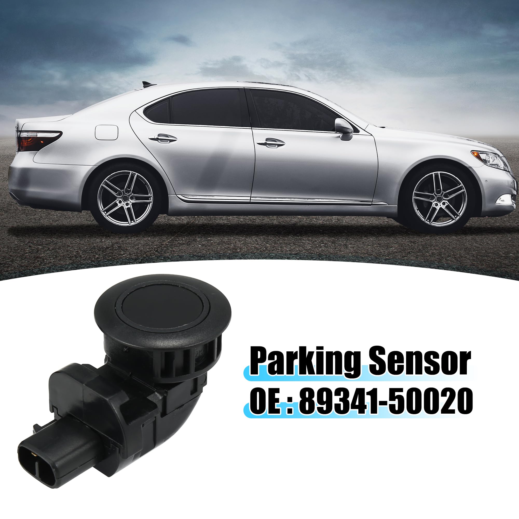 X AUTOHAUX 2 Pcs Car Bumper PDC Reverse Parking Assist Sensor for Lexus LS430 2001 2002 2003 2004 2005 2006 89341-50020