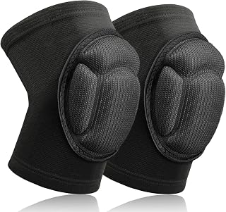 flintronic Knee Pads Work,1 Pair Volleyball Knee Pads,Unisex Knee Pads Dancing,Anti-Collisions Knee Pad for Basketball Tennis Yoga Gardening Tile Layer Floor Coatings,L