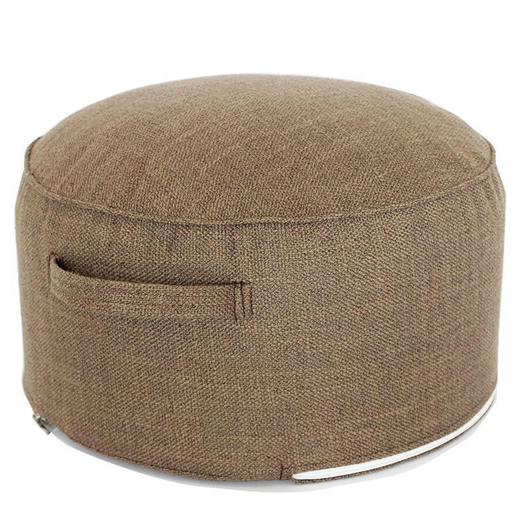 Tabouret à langer bas marron pour soulager le dos en mettant ses chaussures