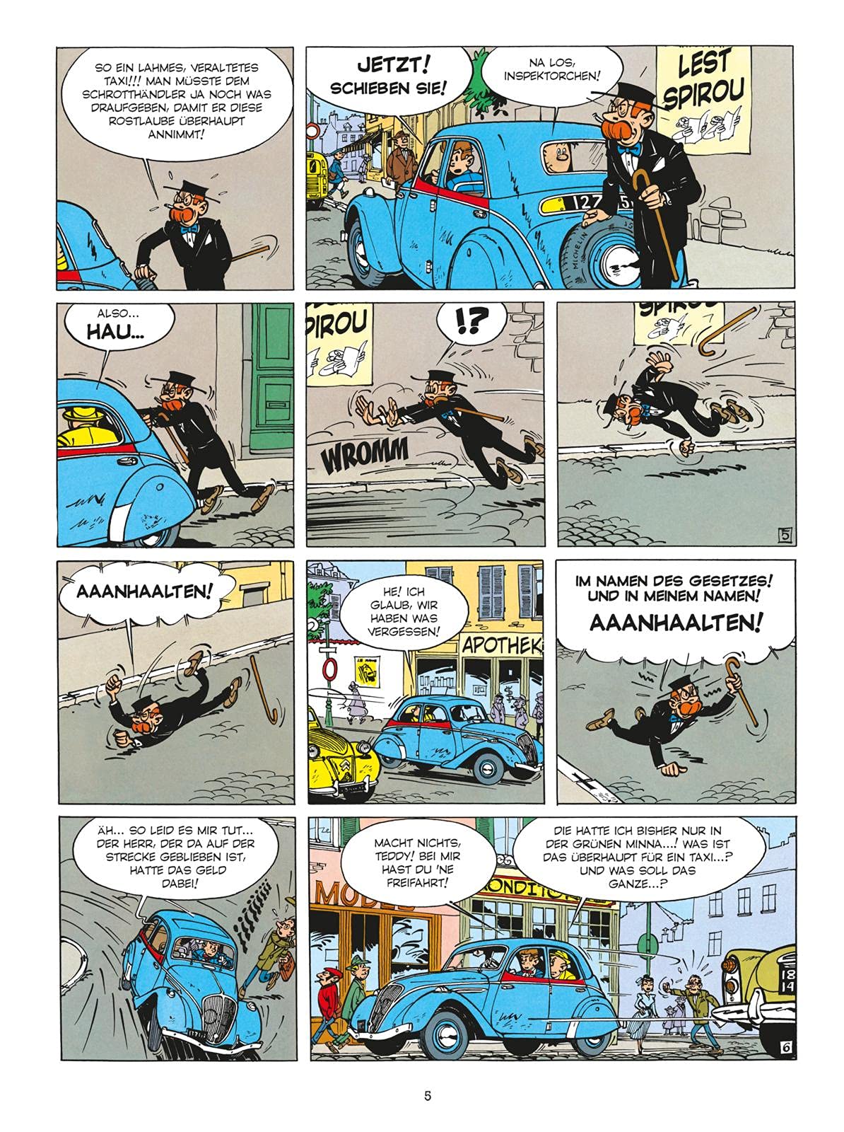 Jeff Jordan-Schuber: Limitierte Gesamtausgabe mit allen 16 Bänden der humorvollen Krimi-Comic-Serie über einen französischen Privatdetektiv der 50er Jahre