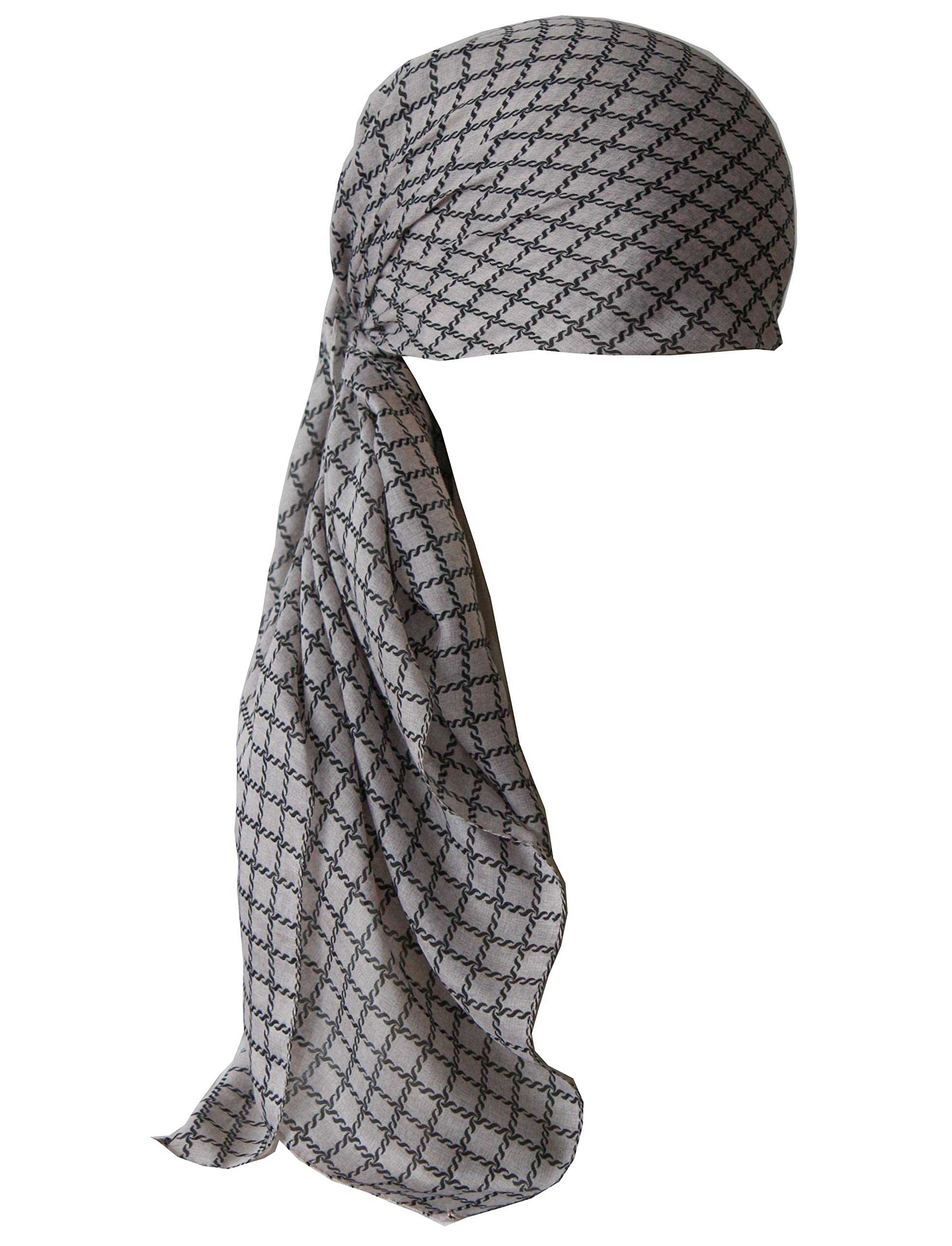 Deresina Headwear Women's 129 Taupe Deresina Everyday Square Head Scarf For - Soft Headwrap For Hair Loss, Chemo & Alopecia, Breathable Cotton ( - One Size)