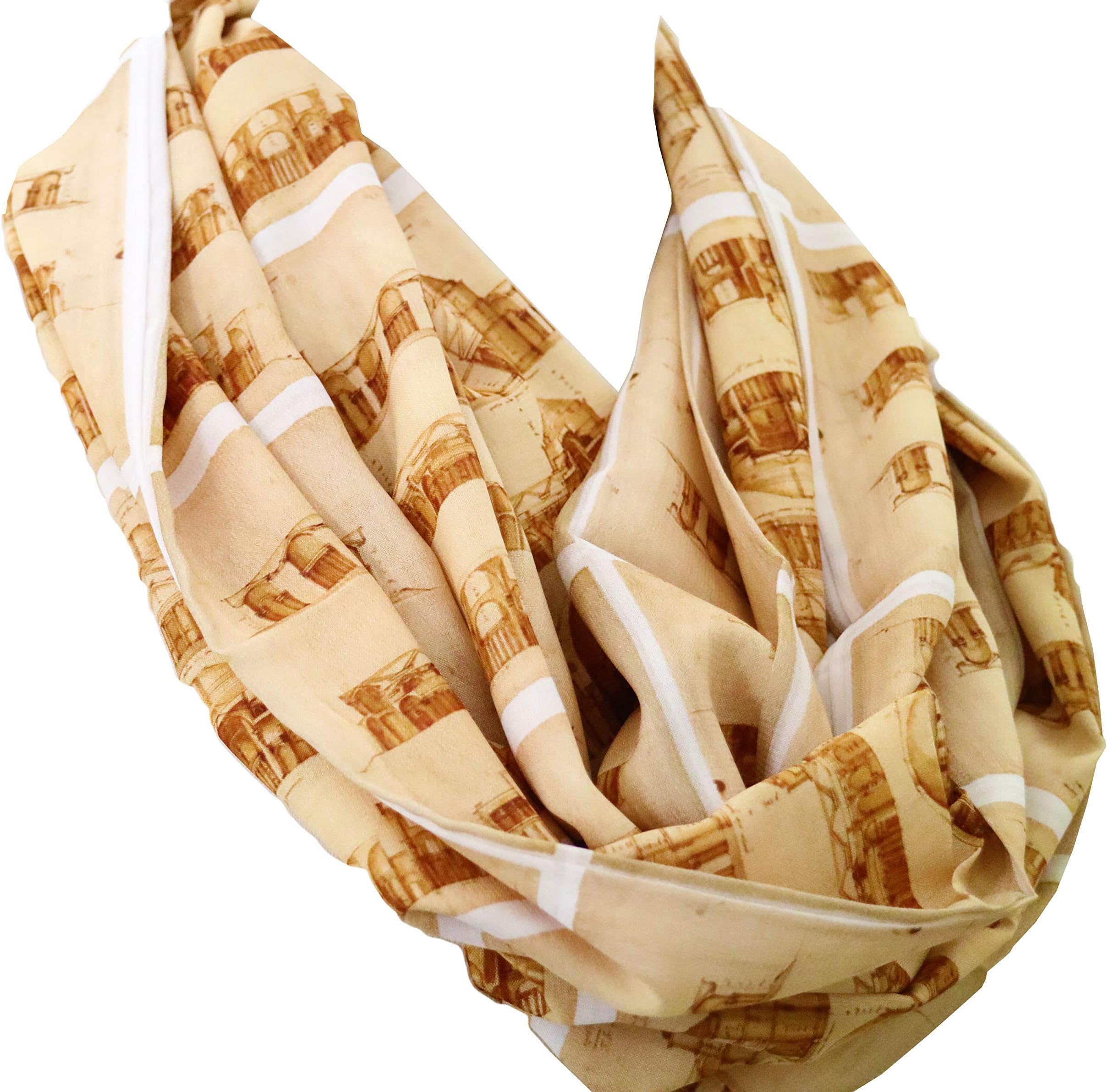 Architect infinity Scarf for women architects interior designer architectural accessories construction graduation present