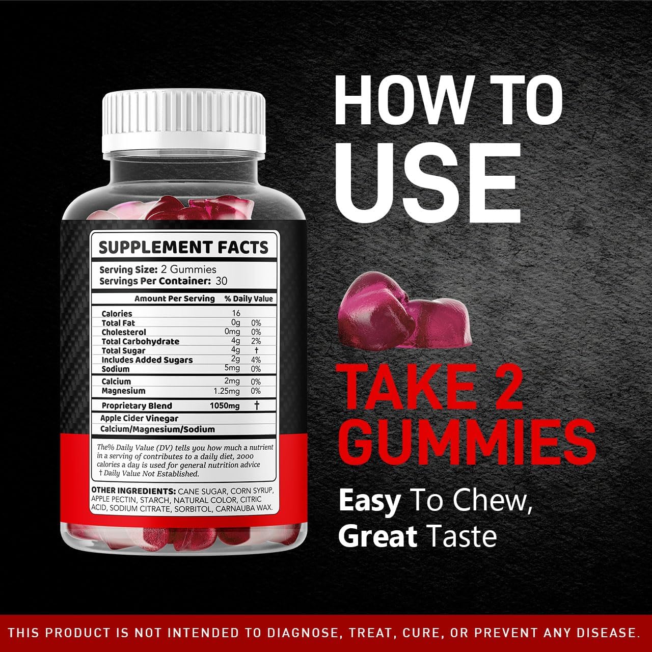 Ereforce Gummies - Official Ereforce Supplement Advanced Premium Formula for Men Support - Maximum Strength, Natural Ere Force for Overall Health & Wellness Reviews, 60 Gummies for 1 Month - Image 4