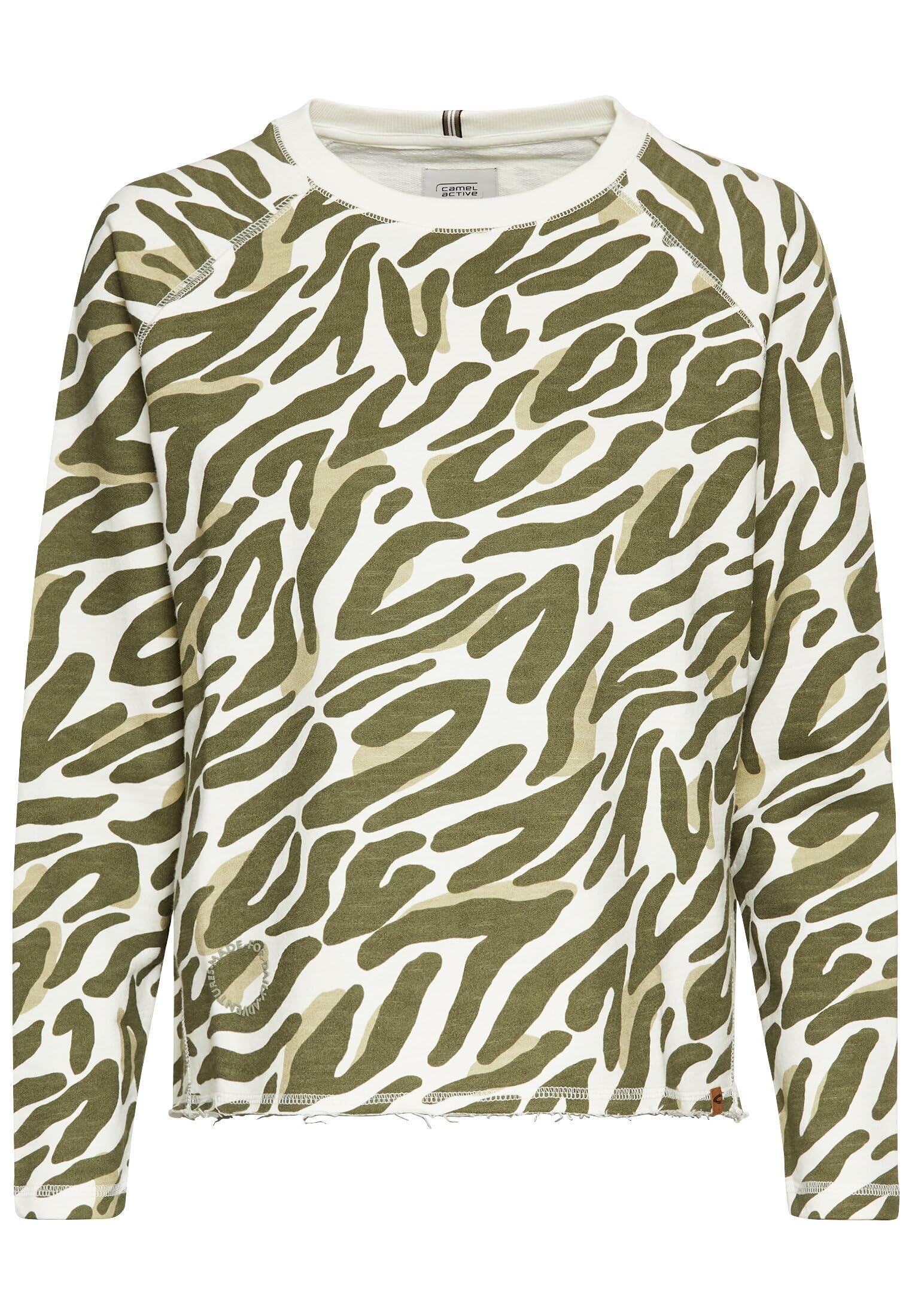 camel active Damen Sweatshirt mit Allover-Print