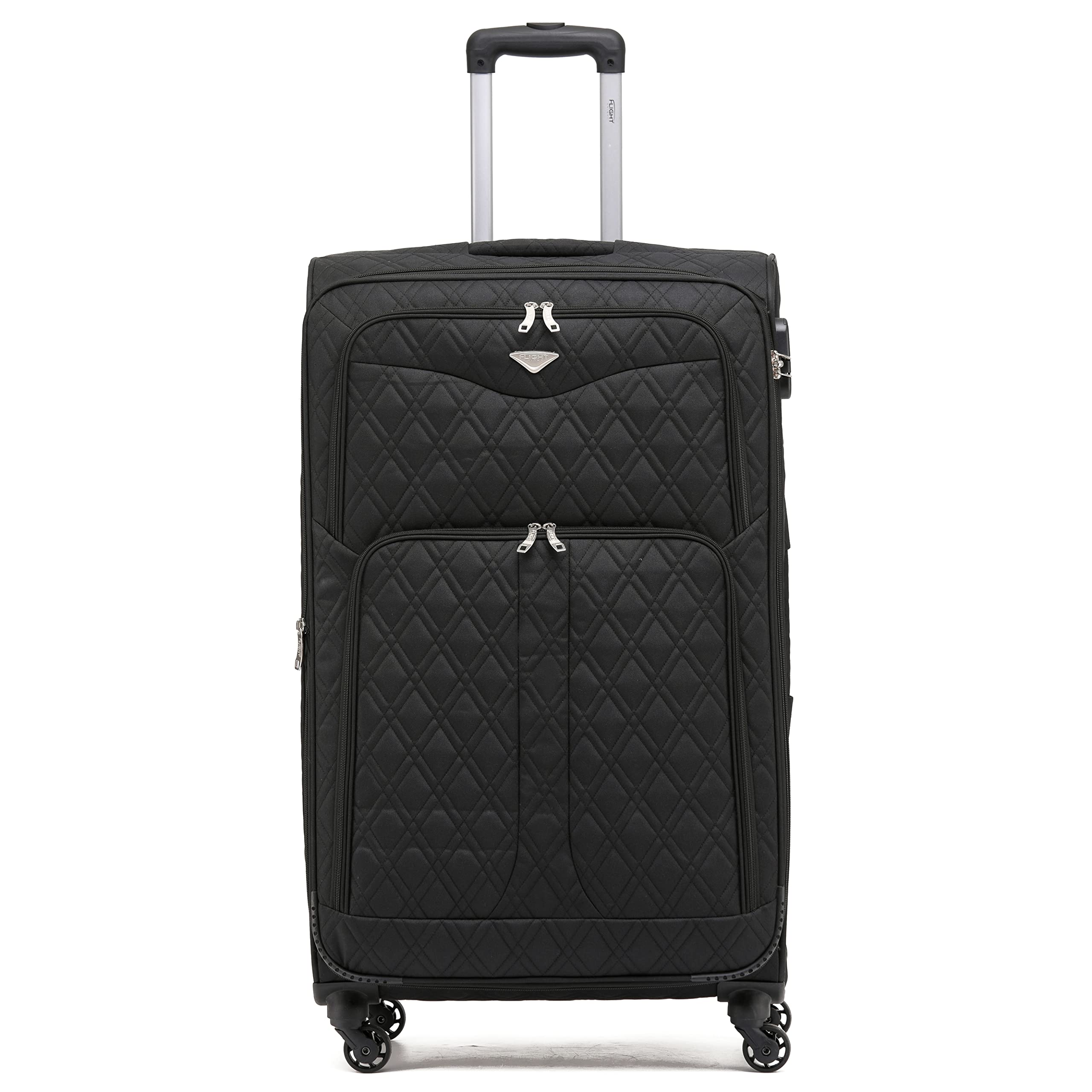 Flight Knight Lightweight 4 Wheel 800D Soft Case Suitcases Anti Crack Cabin & Hold Luggage Options Approved for Over 100 Airlines Including easyJet, BA & Many More! — view 87