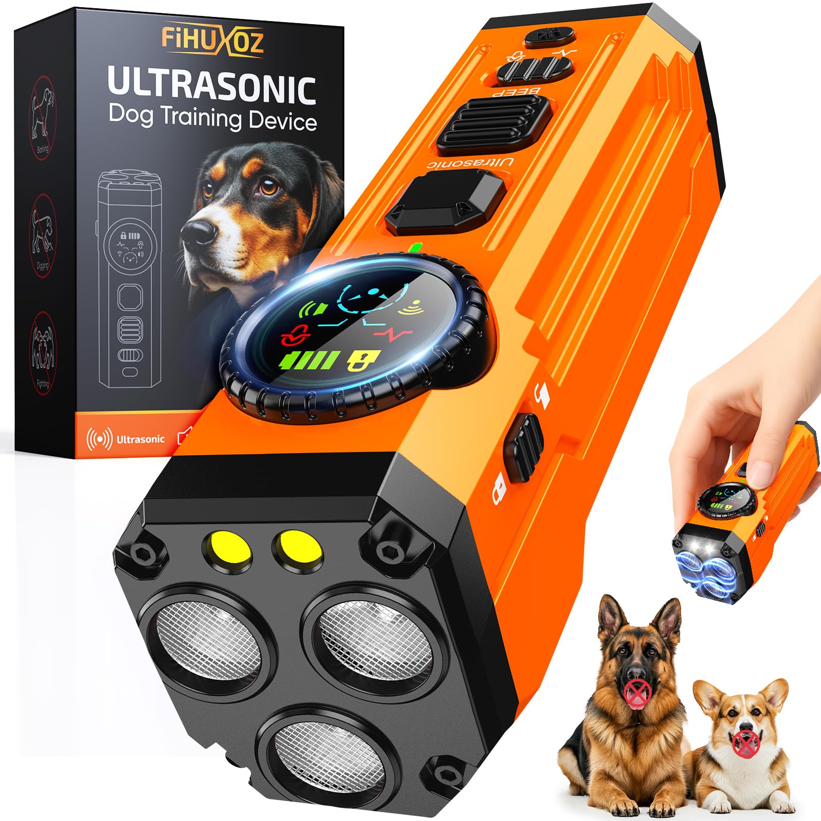 fihuxoz XP34 Dog Bark Deterrent Device