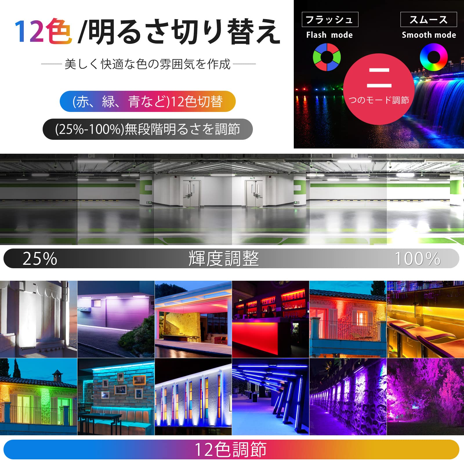 水槽用 CLY RGB LED投光器　2個セット【受け渡し予定あり】 Amazon.co.jp: CLY RGBライト 投光器 雰囲気ライト LED 水槽ライト