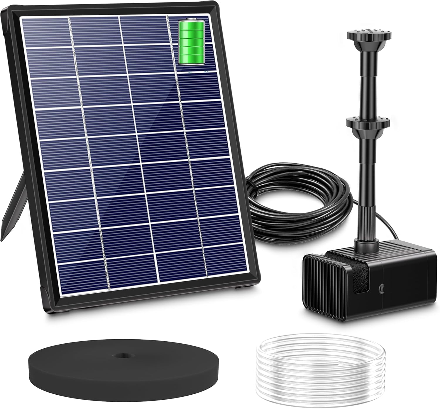 Biling 5.5W Solar Fountain for Bird Bath