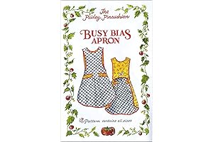 THE PAISLEY PINCUSHION"Busy BIAS Apron" Sewing Pattern