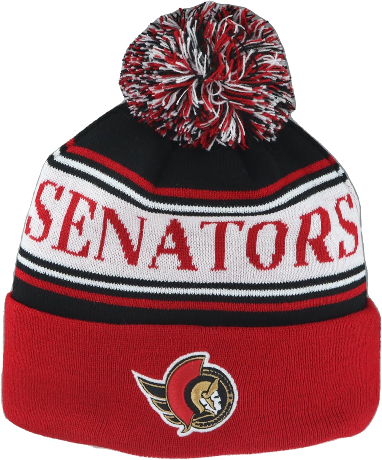 ZHATS NHL Unisex-Adult NHL Officially Licensed Beanie Pom Finish Line