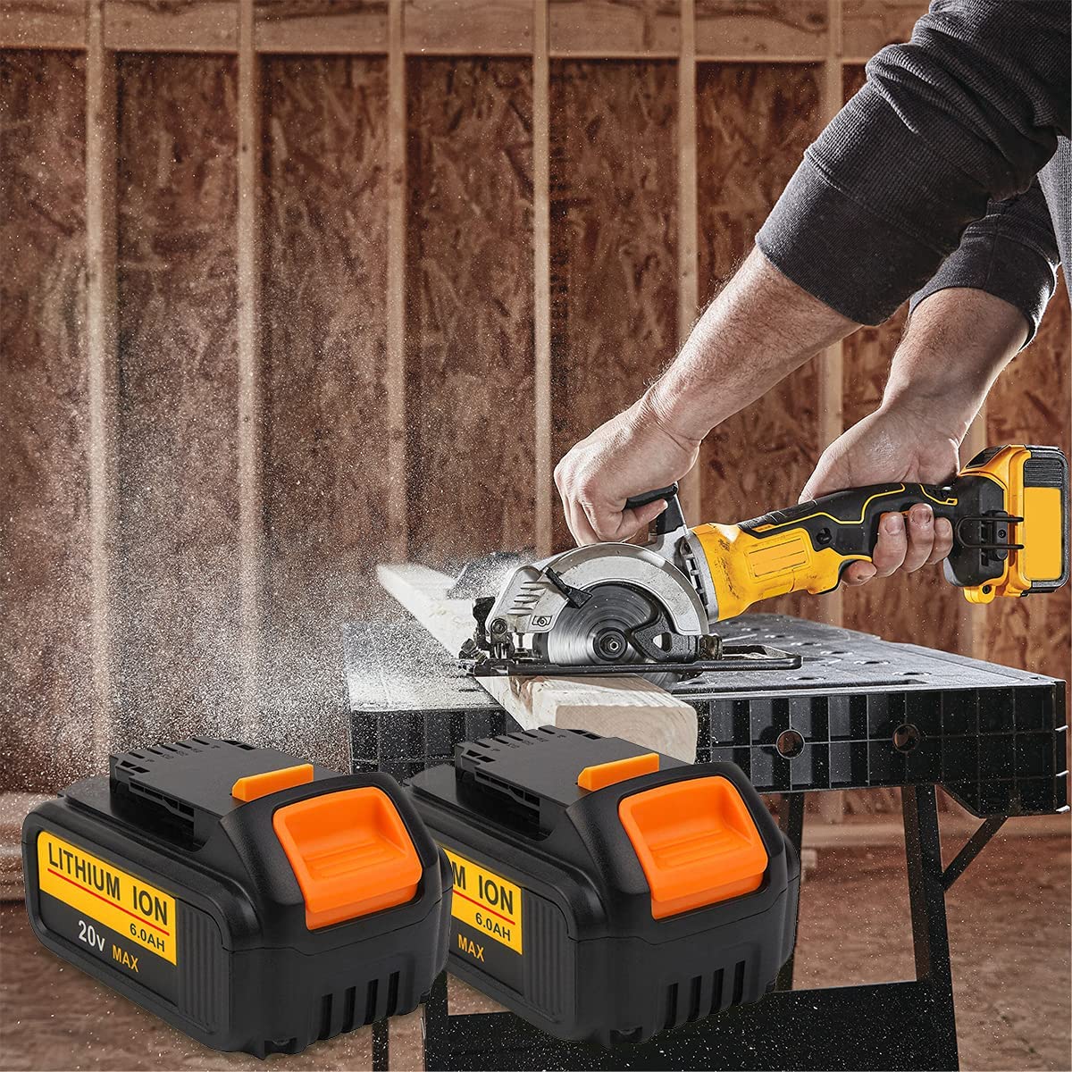 4 sztuki 18 V 6,0 Ah akumulator zapasowy do akumulatora Dewalt DCB184 DCB184B-XJ DCB180 DCB181 DCB182 DCB183 DCB185 18V XR akumulator do elektronarzędzi