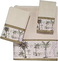 Vista 6 de Avanti Linens - Alfombra de baño, alfombra suave y absorbente, accesorios de baño inspirados en la naturaleza (colección Colony Palm)