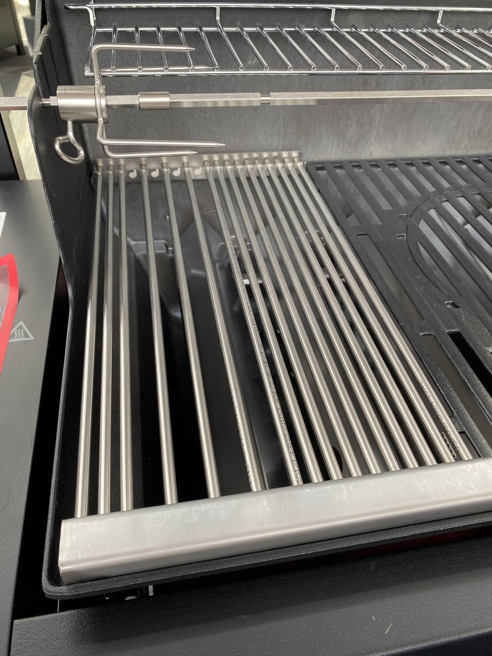 Ruszt do grillowania Hz1BBQde ze stali nierdzewnej, zmienny, we wszystkich rozmiarach i rozkładanych -V2A – świetna część zamienna do różnych grilli gazowych – stal nierdzewna (16) (do 774 mm (w zestawie 32 rury)