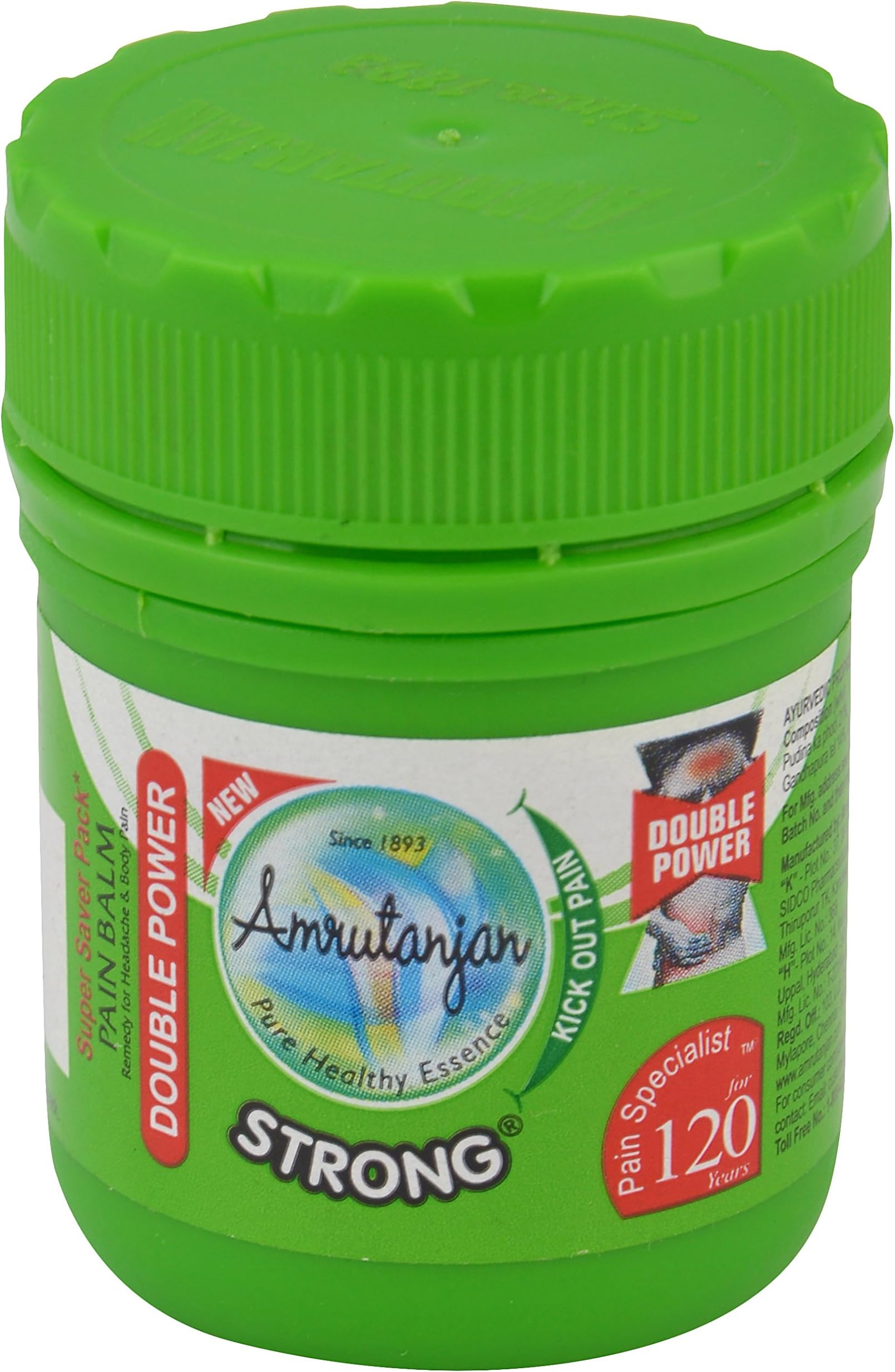 Strong Pain Rub (Balm) Green - 30ml