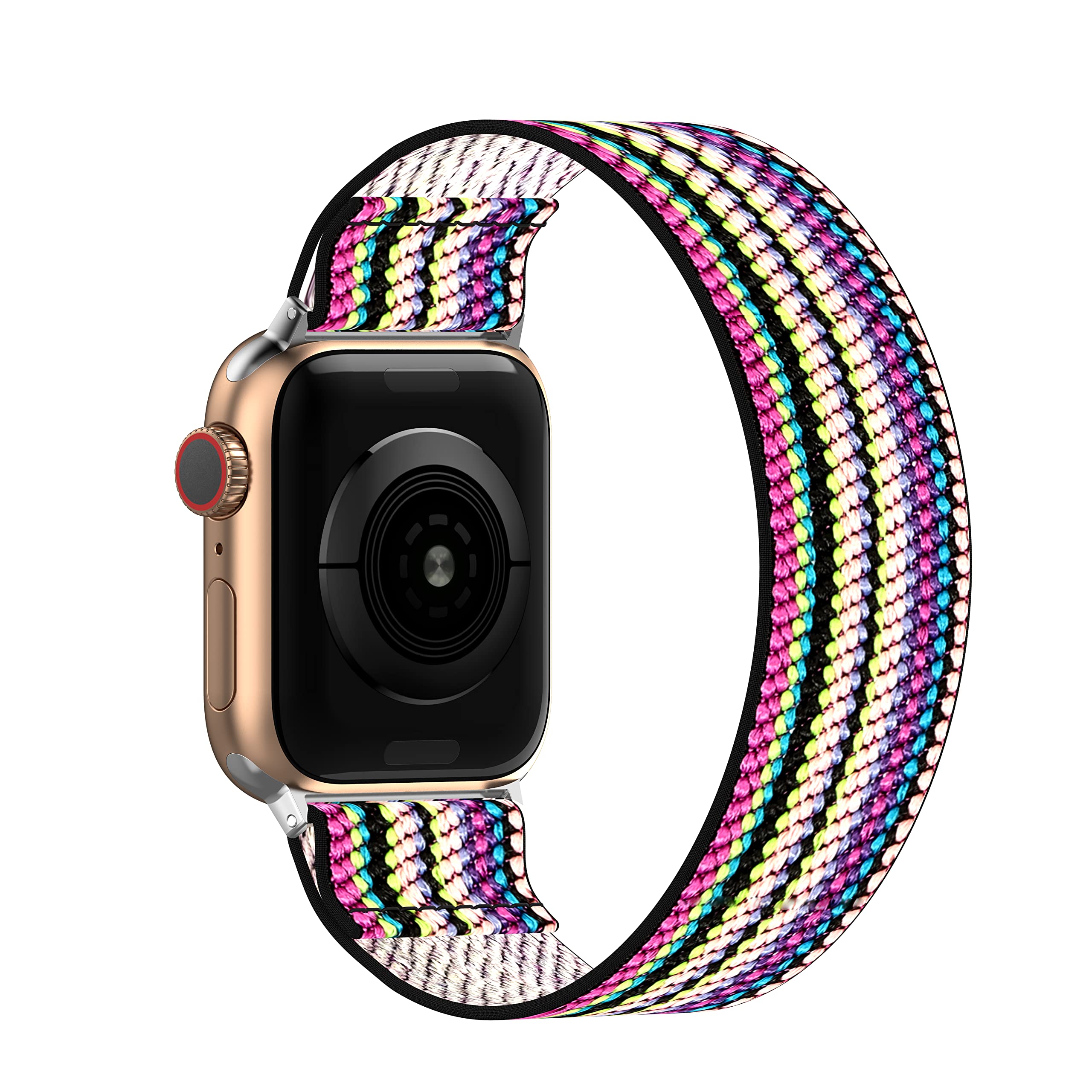 BMBEARStretchy Strap Loop Compatible with Apple Watch Band 38mm 40mm 42mm 44mm iWatch Series 6/5/4/3/2/1