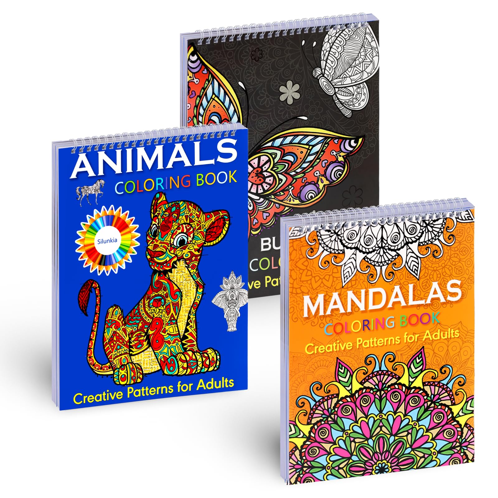 Libro da colorare per adulti relax: 36 colori Mrakers, antistress con 30 motivi inclusi mandala floreale ispiratore, regalo per donne