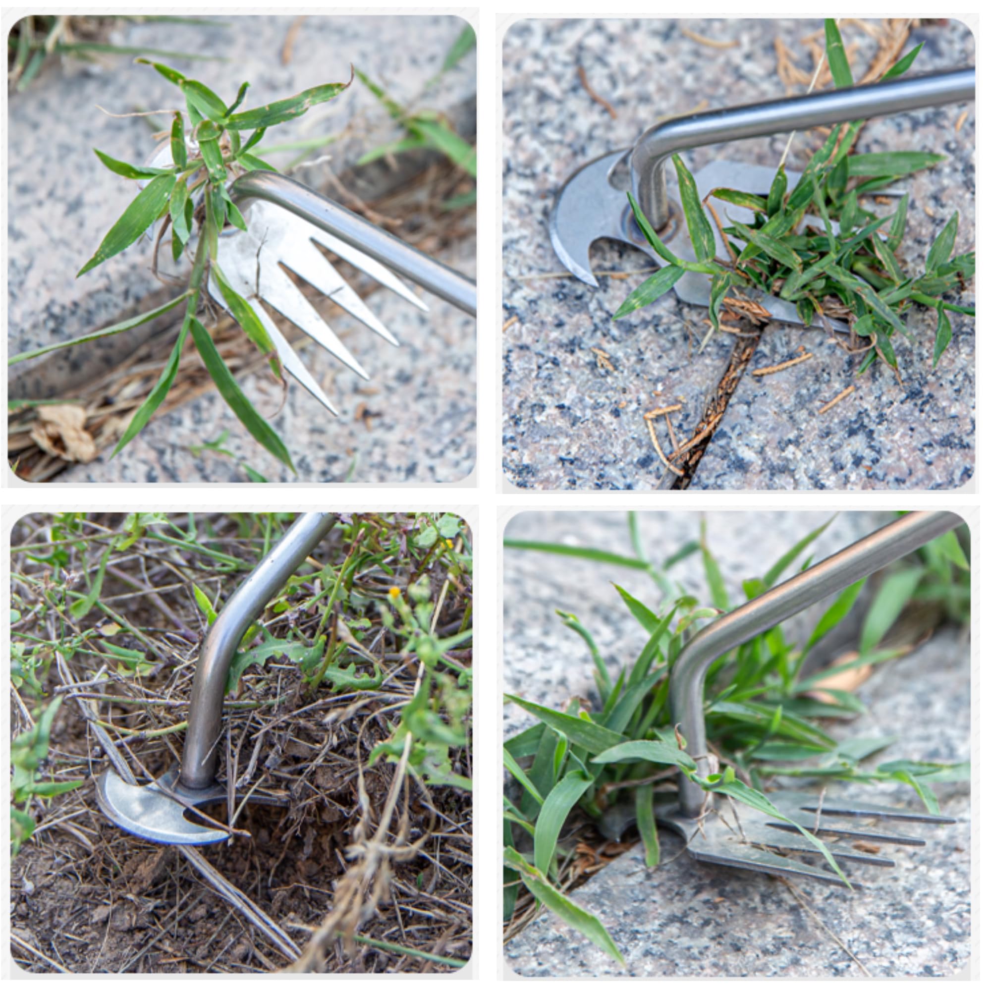 Set Sarchiatori In Acciaio Inox Con Guanti Artiglio - Per Diserbo E Giardinaggio - Foto 7