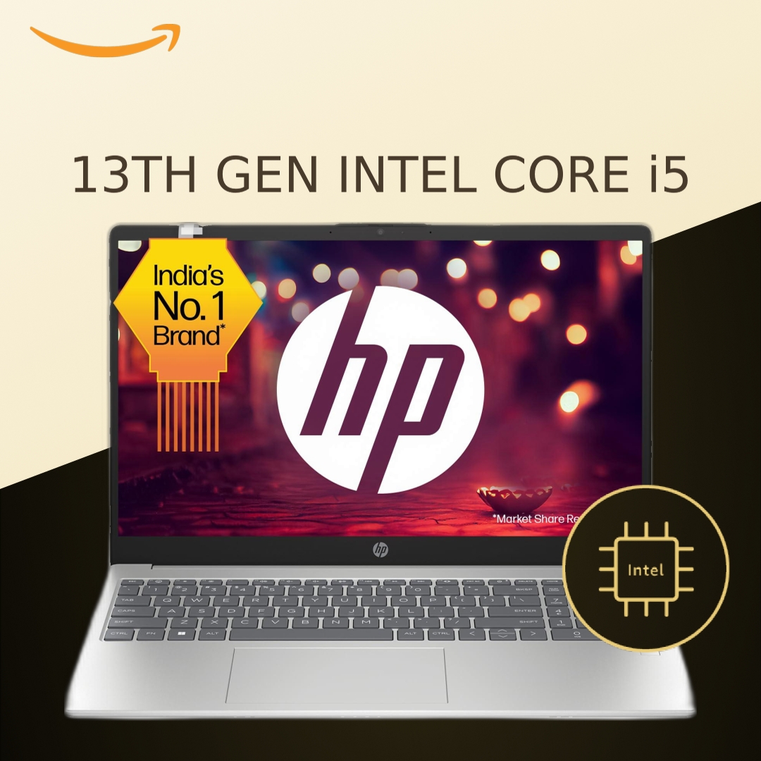 HP Laptop 15, 13th Gen Intel Core i5-1335U, 15.6-inch (39.6 cm