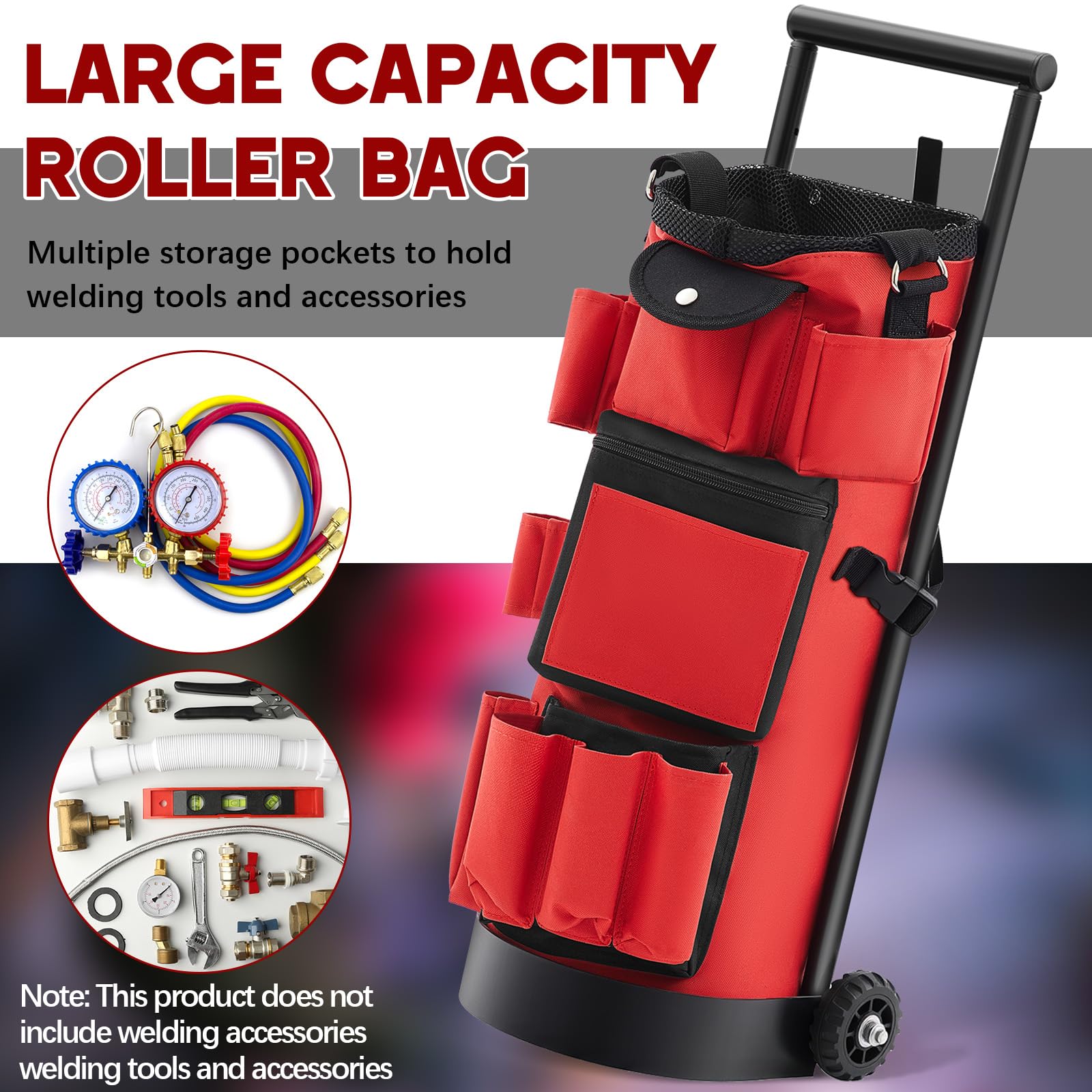 Dansydaisy Air Acetylene Torch Kit Rolling Tote Bag