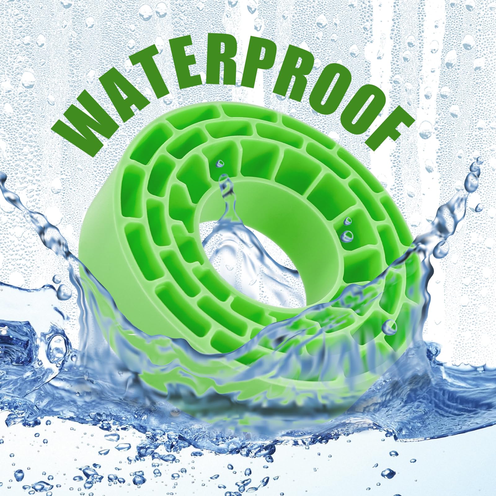 INJORA Silicone Rubber Inserts for 62-64mm*24mm 1.0" Tires(Large, Large Green, Small - Image 3