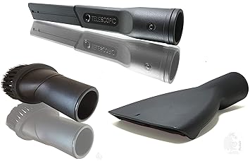 RODAK Tool Set, 32 MM, Includes Telescoping Crevice Tool, Upholstery Nozzle, Rotatable Round Furniture Brush